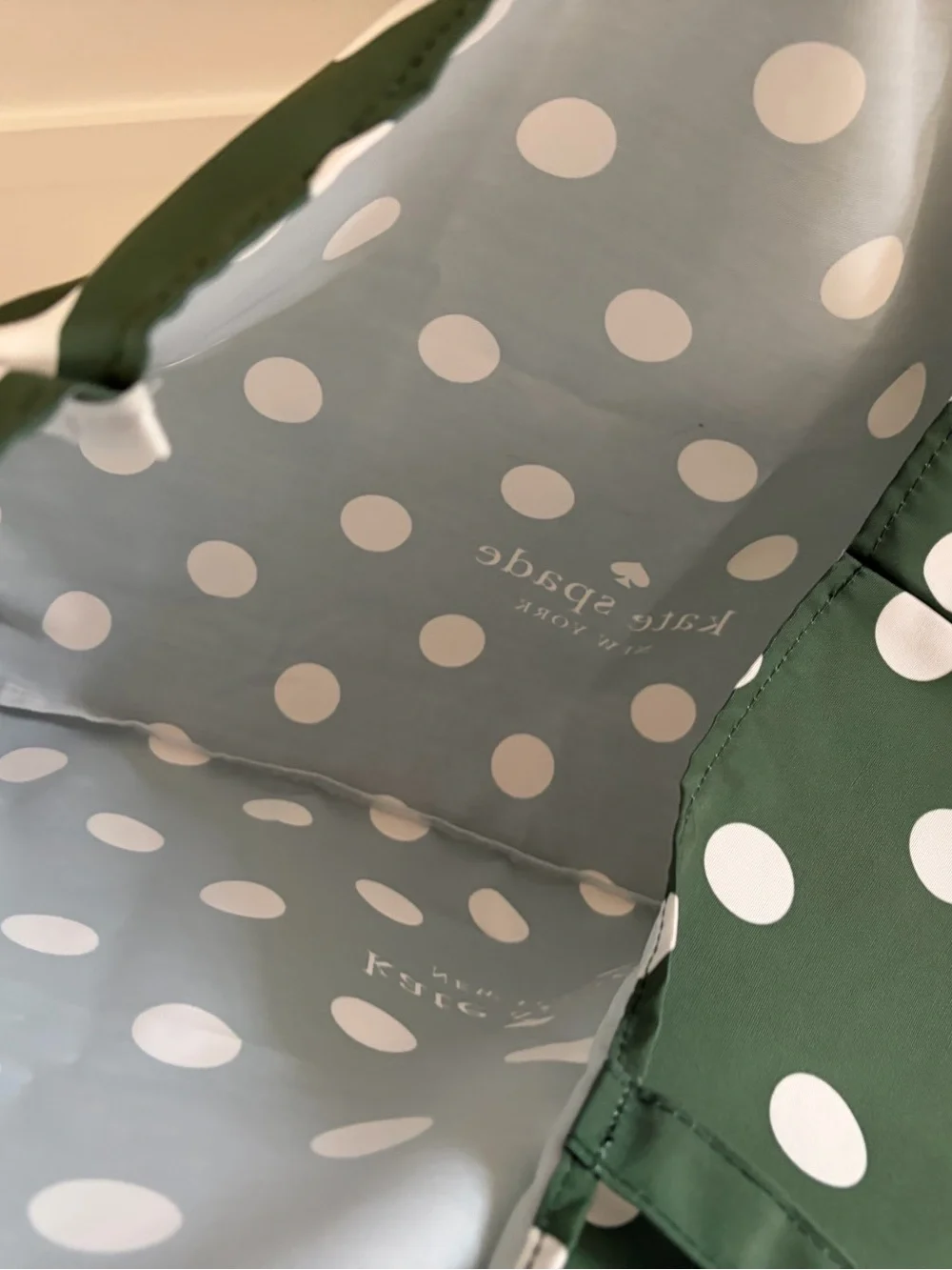 Like New KATE SPADE Dot Canvas Tote Bag Sz: OS - Picture 7 of 14